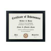 Certificate Frame 8.5x11