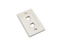 Wall Plate - Intellinet 2P Outlet Ivory