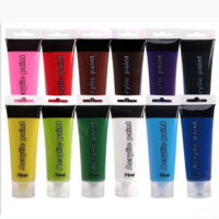 Paint Acrylic Assorted Colours 75ML