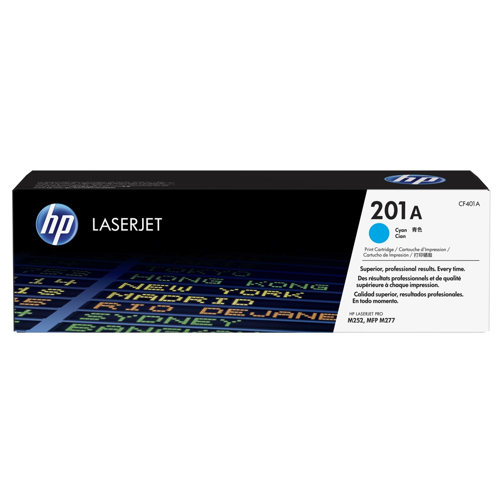 HP 201A Cyan Original LaserJet Toner Cartridge,