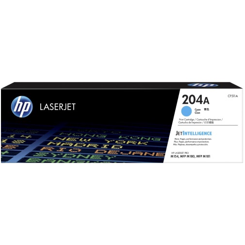HP 204A Cyan Original LaserJet Toner Cartridge