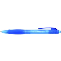 Q-Connect Retractable Ballpoint Pen Medium Blue (10 Pack)