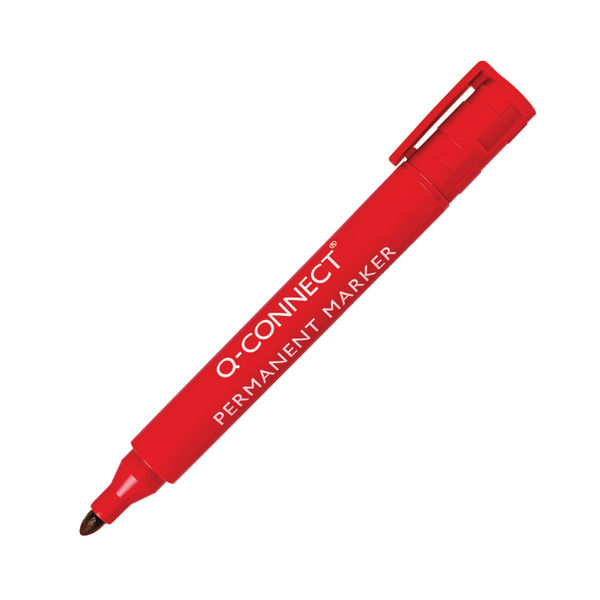 Q-Connect Bullet Tip Red Marker