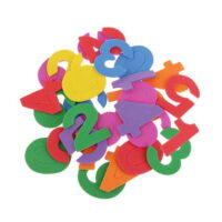 Foam Numerals Sticker