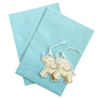 Elephant w/Tag Gift Wrap