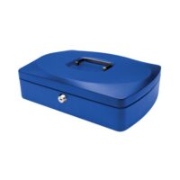 Q-Connect Cash Box 12" Blue